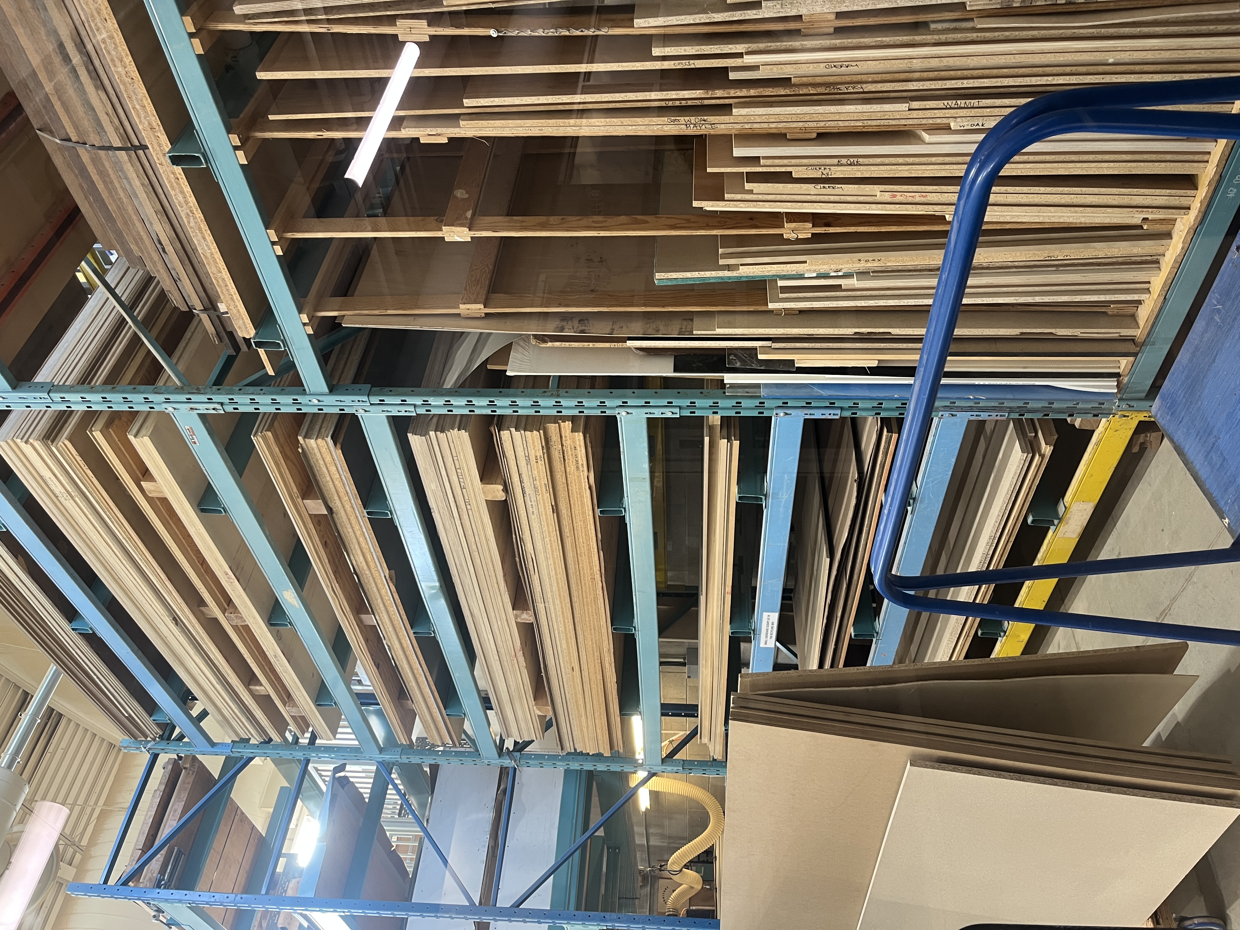 This workshop is where students use different types of wood depending on the density, colour, and/or pattern desired for the build. they can also choose from a plethora of finishes to seal the wood.