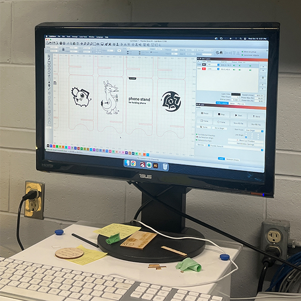 Exploring laser cutting and the basics of engraving with adobe Illustrator files
