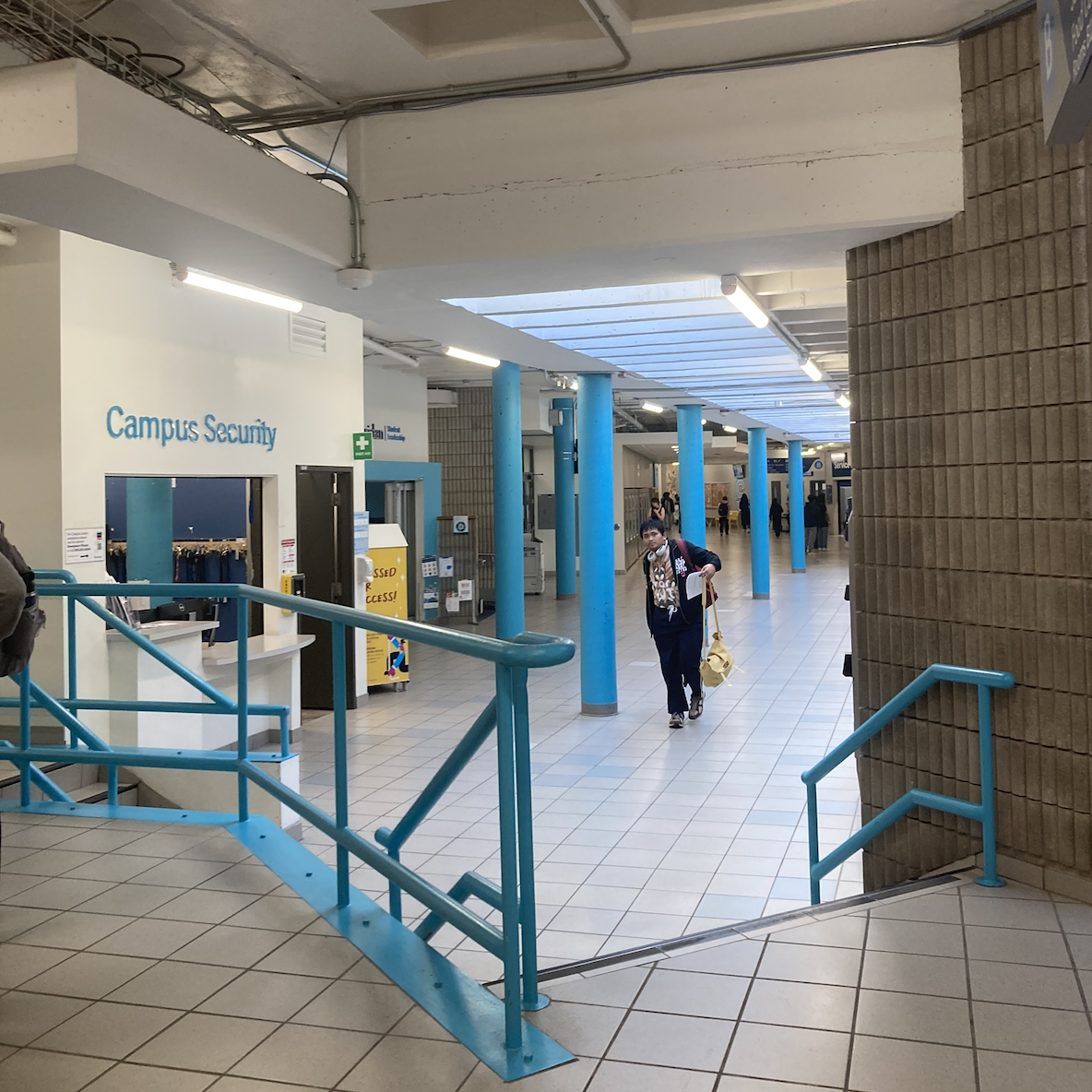 Adding trails that lead to different areas on campus and a legend to explain where each one takes you makes navigation feel less like a maze