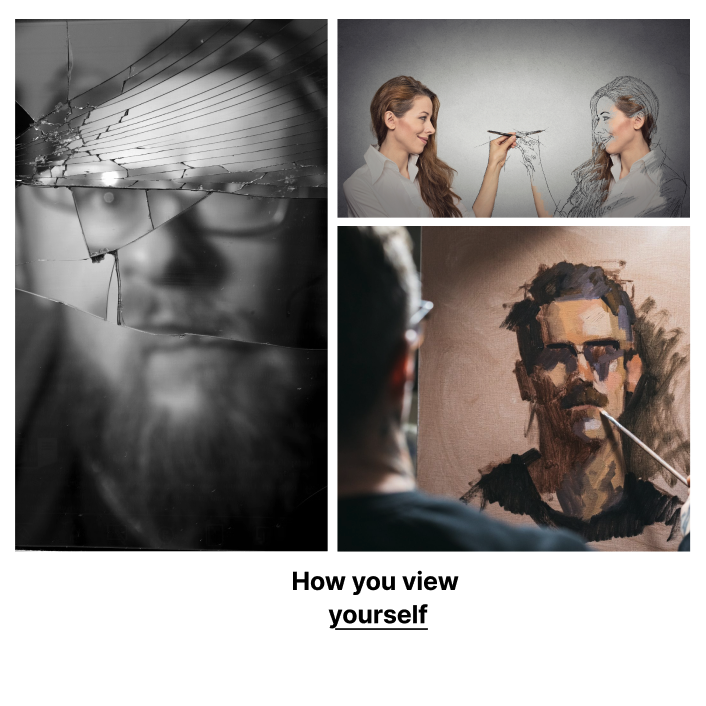 It lnot only relies on how others see you, but how you see yourself. Understanding the self and who you think of yourself is half the equation.