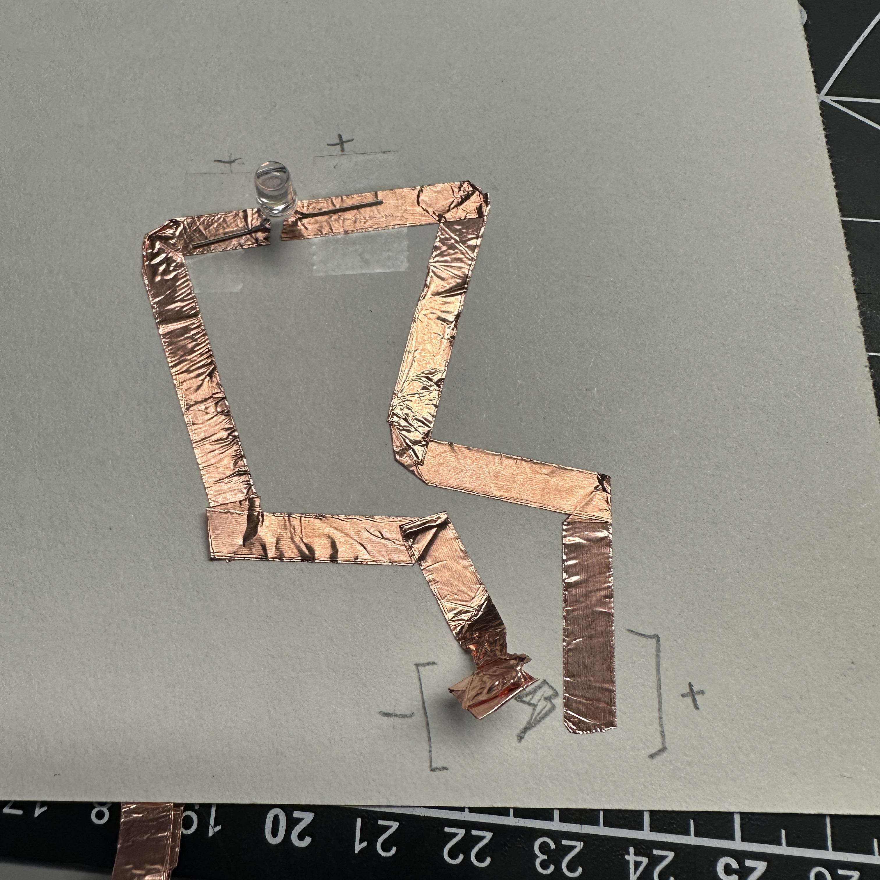 Thinking about soft-circuits and attempting to learn how to sew circuits