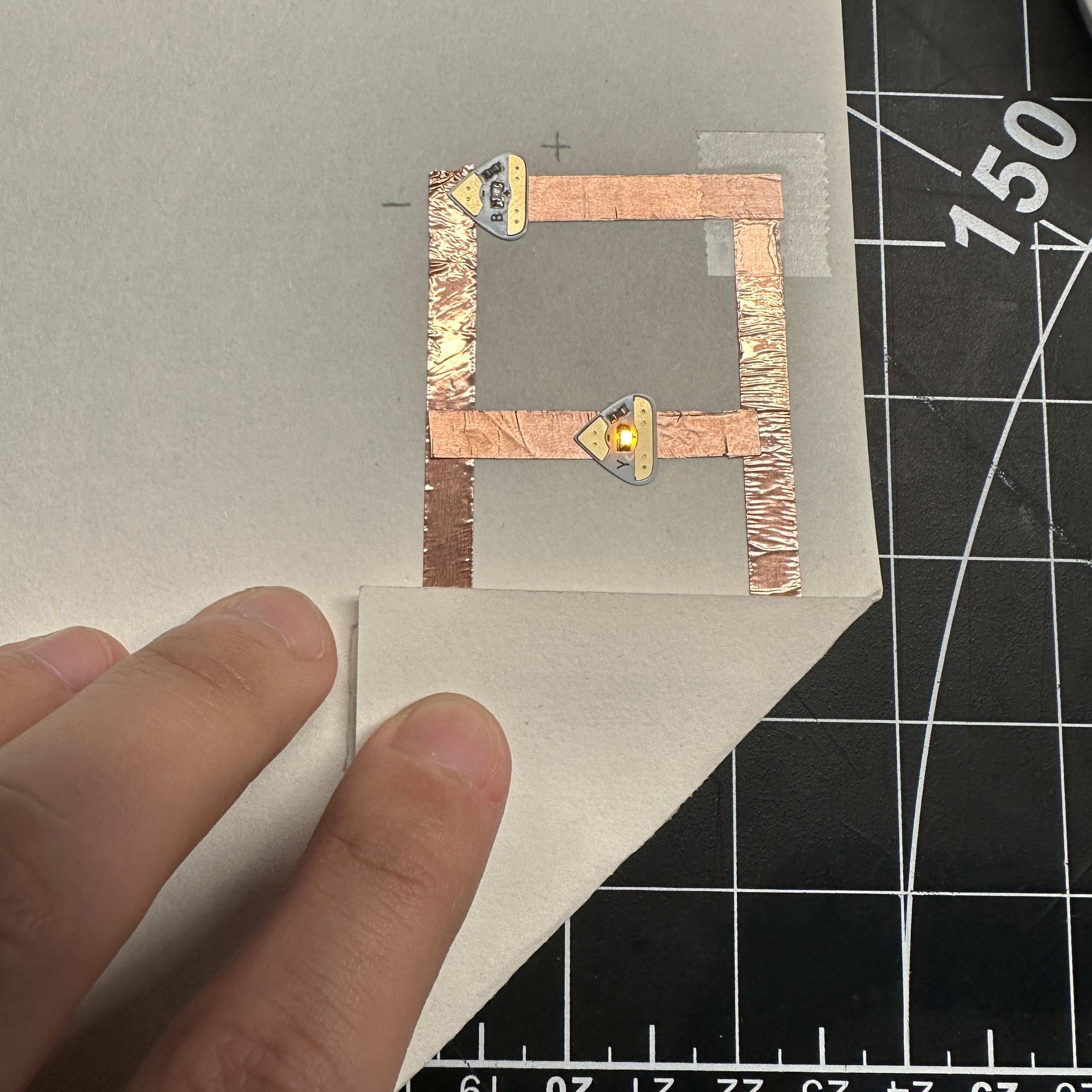 working with basic knowledge, I started to work with simple series circuits on paper.
