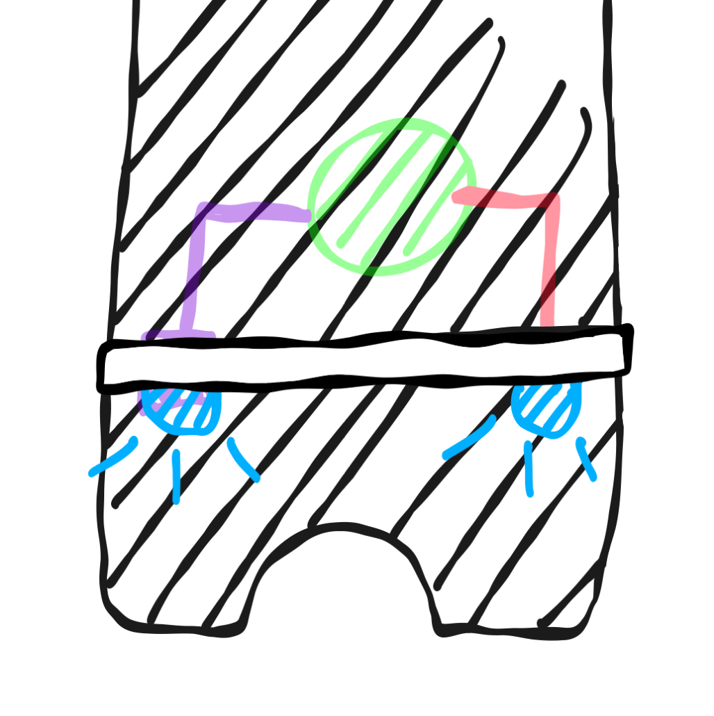 A phone stand that lights up when the two sliding pieces are together, and a phone is placed on top.